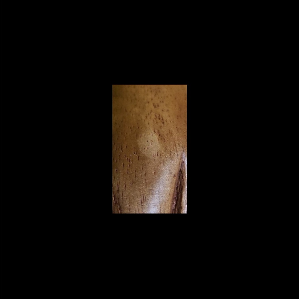 8” Hand Carved Wooden Tabby Cat - Picture 6 of 6